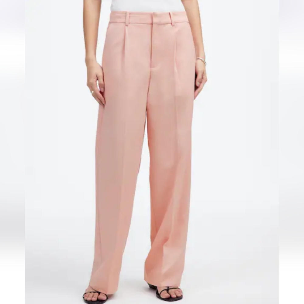 Madewell Slouchy Straight Pants in Drapey Twill